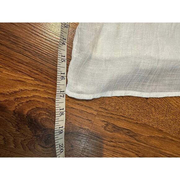 Kings Road White Embroidered Strapless Wide Leg Jumpsuit Bridal Sophistication - Picture 9 of 9